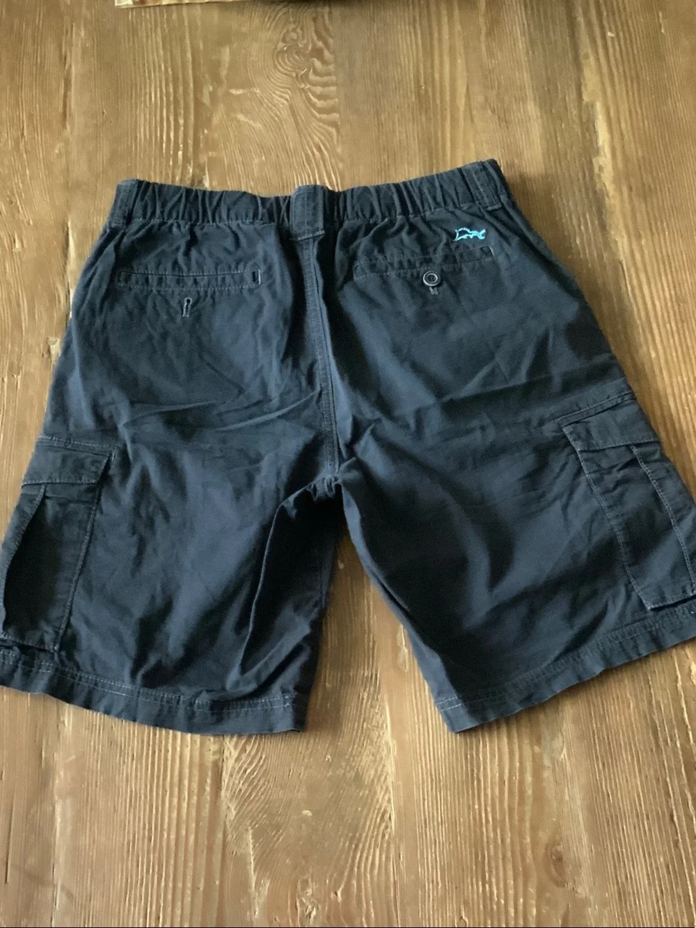 Tommy Bahama Dark Navy Elastic Waist Cargo Shorts